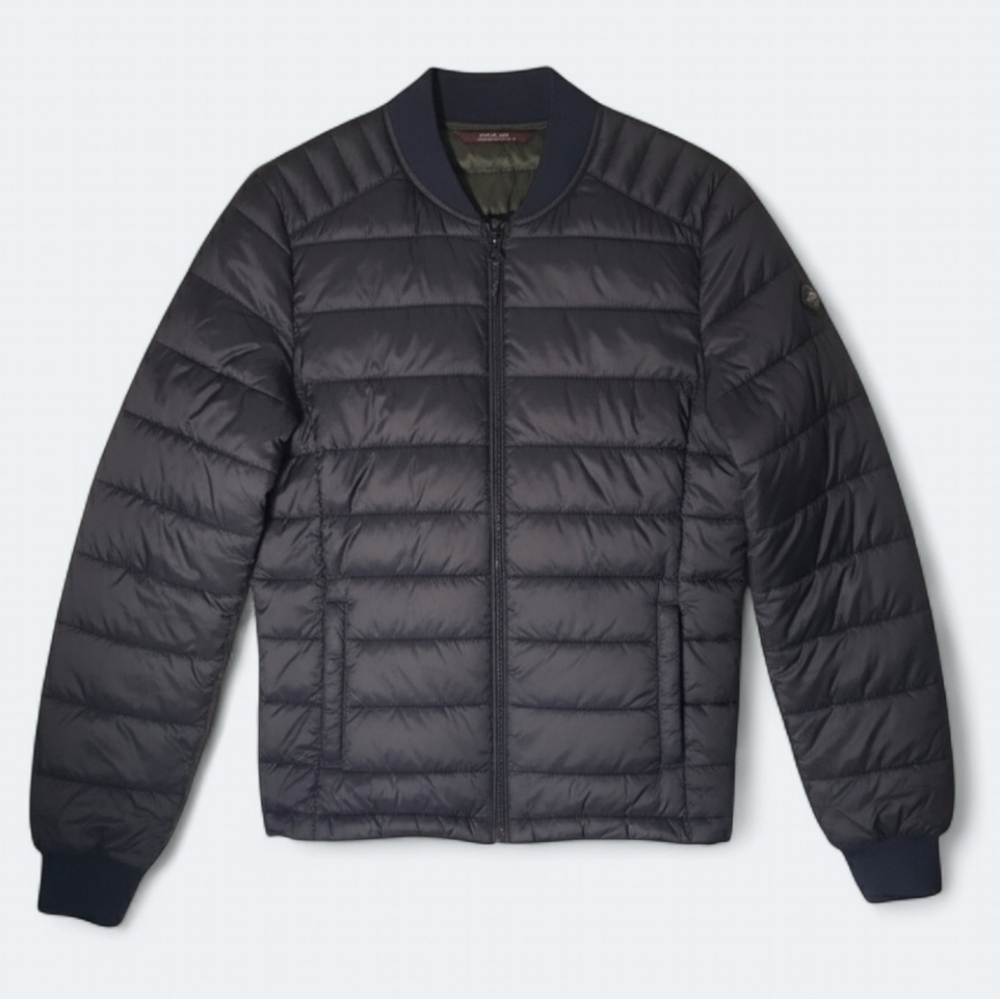 Zara Men's Lightweight Black Puffer Jacket Size Small